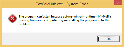 api-ms-win error